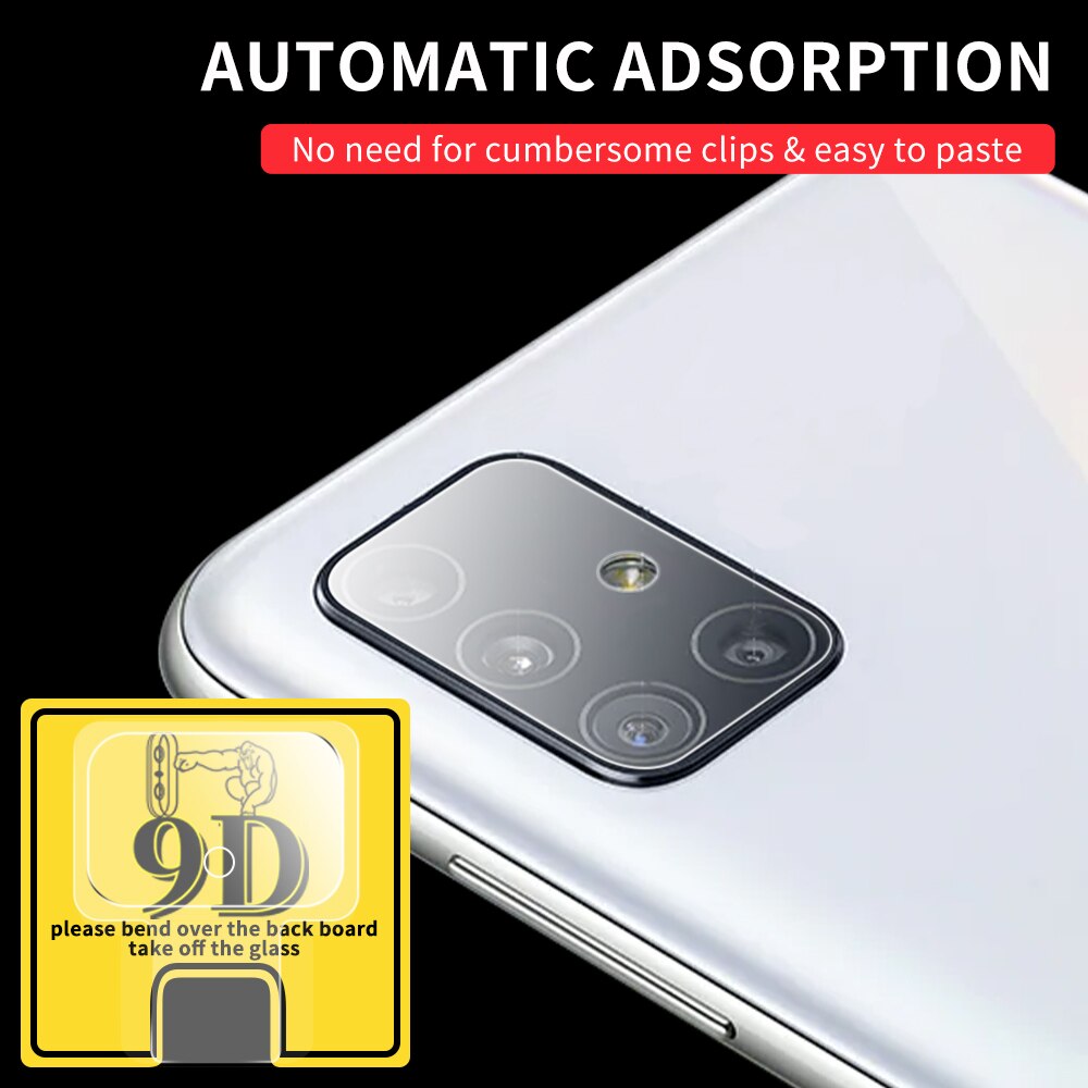 For Samsung Galaxy ​9D Camera Lens Protector Tempered Glass For Samsung Galaxy A01 A21 A31 A41 A51 A71 A81 A91 A51 5G/A71 5G