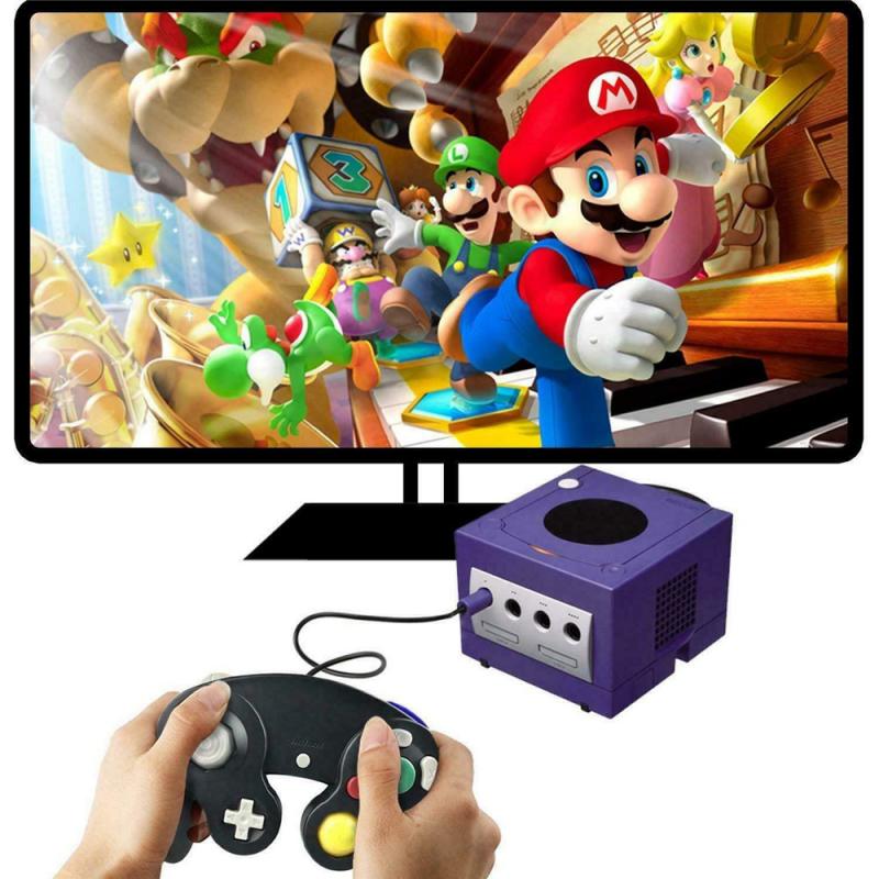 Mando NGC para Nintendo Gamecube, Mando de juego para GC y Wii U, Control preciso, mando cómodo con cable