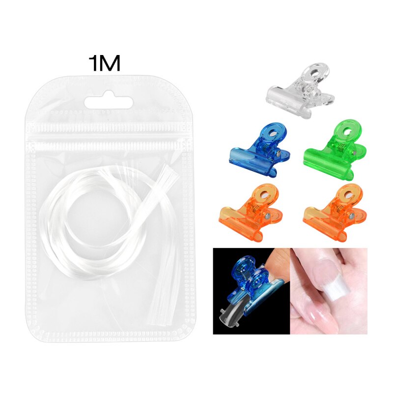 2 m/1.5 m/1 m fibre de verre Extension d'ongle en Fiber de verre bricolage ongles acrylique Extension d'ongle pointe forme Fiber bâtiment manucure Nail Art outil: 01
