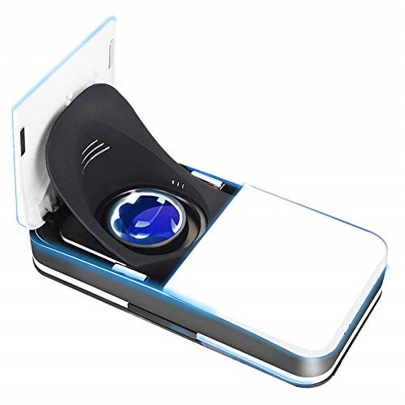 Opvouwbare vr-bril, draagbare 3d virtual reality vr slimme digitale brillen voor 3d vr-filmspellen (4.7-6 inch telefoons: Default Title