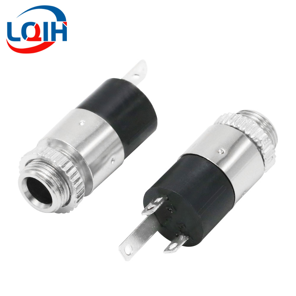 10 Uds 2,5 3,5 MM conector para auriculares Audio Video hembra conector estéreo de doble canal conector estéreo montaje en Panel de soldadura PJ-210B PJ-392: Azul cielo