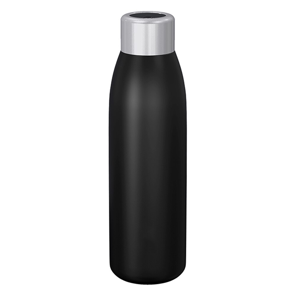 UV Disinfection Sterilizer Vacuum Water Bottle Cold Stainless Steel Thermos Thermocup Insulated Sterilizer cup bottle: Black