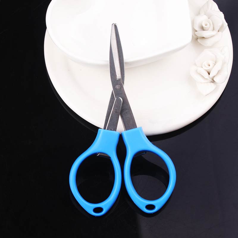 Portable Mini Folding Scissors Multi-Purpose Household Scissors For Travel DIY shear Student Office Scissor School Stationary: JD040LS