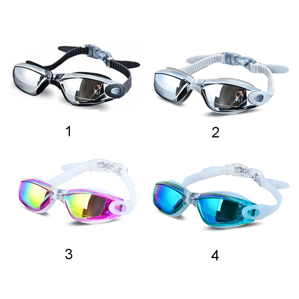Uv-bescherming Anti-Fog Draagbare Duiken Waterdicht Praktische Volwassenen Silicone Verstelbare Band Water Sport Zwemmen Goggle