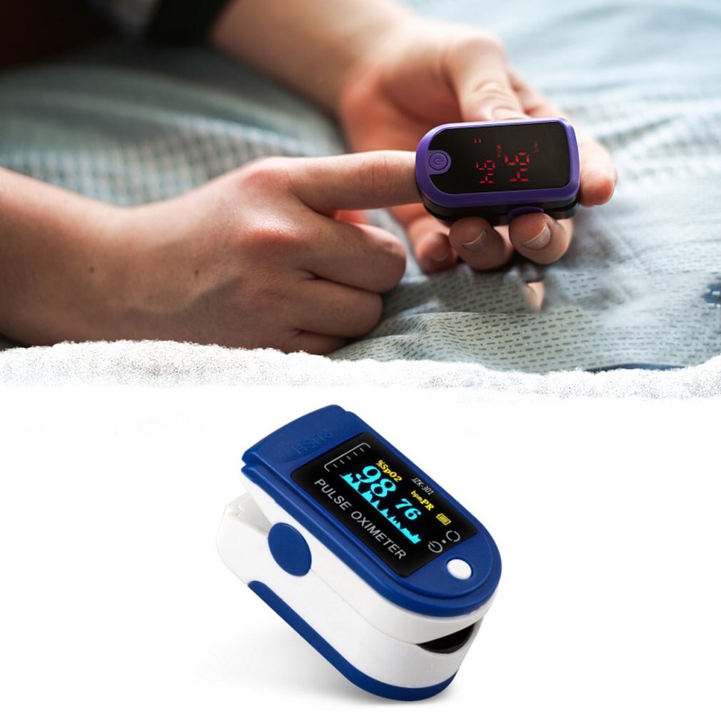 Draagbare Vingertop Oximeter Verzadiging Hartslag Monitoring Vinger Clip Tft-kleurenscherm Oximeter Blood Oxygen Monitor