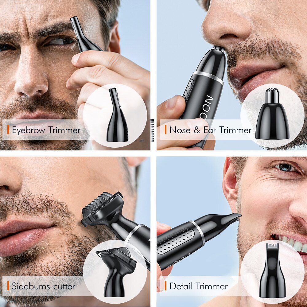 4 In 1 Neus En Oor Trimmer Voor Mannen Tondeuse Chop Haren Om De Neus Trimmer Voor Neus Blow tot De Neus En Oor Trimmer
