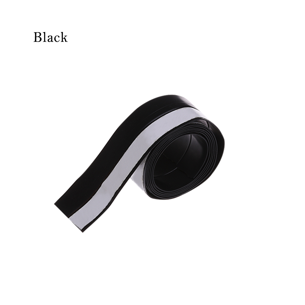 1Pcs 35mm Frameless Window Sliding Door Seals Sliding Sealing Strips Weatherstrip Draft Stopper For Door Silicon Rubber: Black