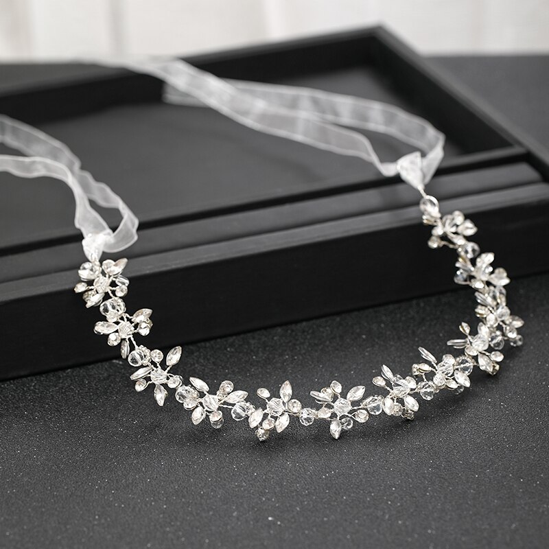 Silber Farbe Stirnbänder Für Handgemachte Kristall Strass Tiaras Hairbands Hochzeit Haar Zubehör