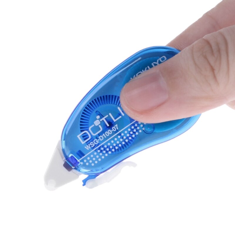Mini Double Sided Adhesive Roller Tape Glue Dot Liner Petit Disposable For DIY