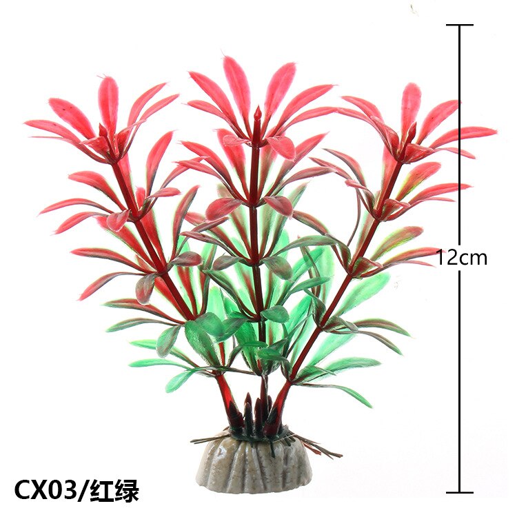 10Pcs Kunstplanten Aquarium Decor Water Onkruid Ornament Plant Aquarium Aquarium Gras 10-12Cm Decoratie: 8