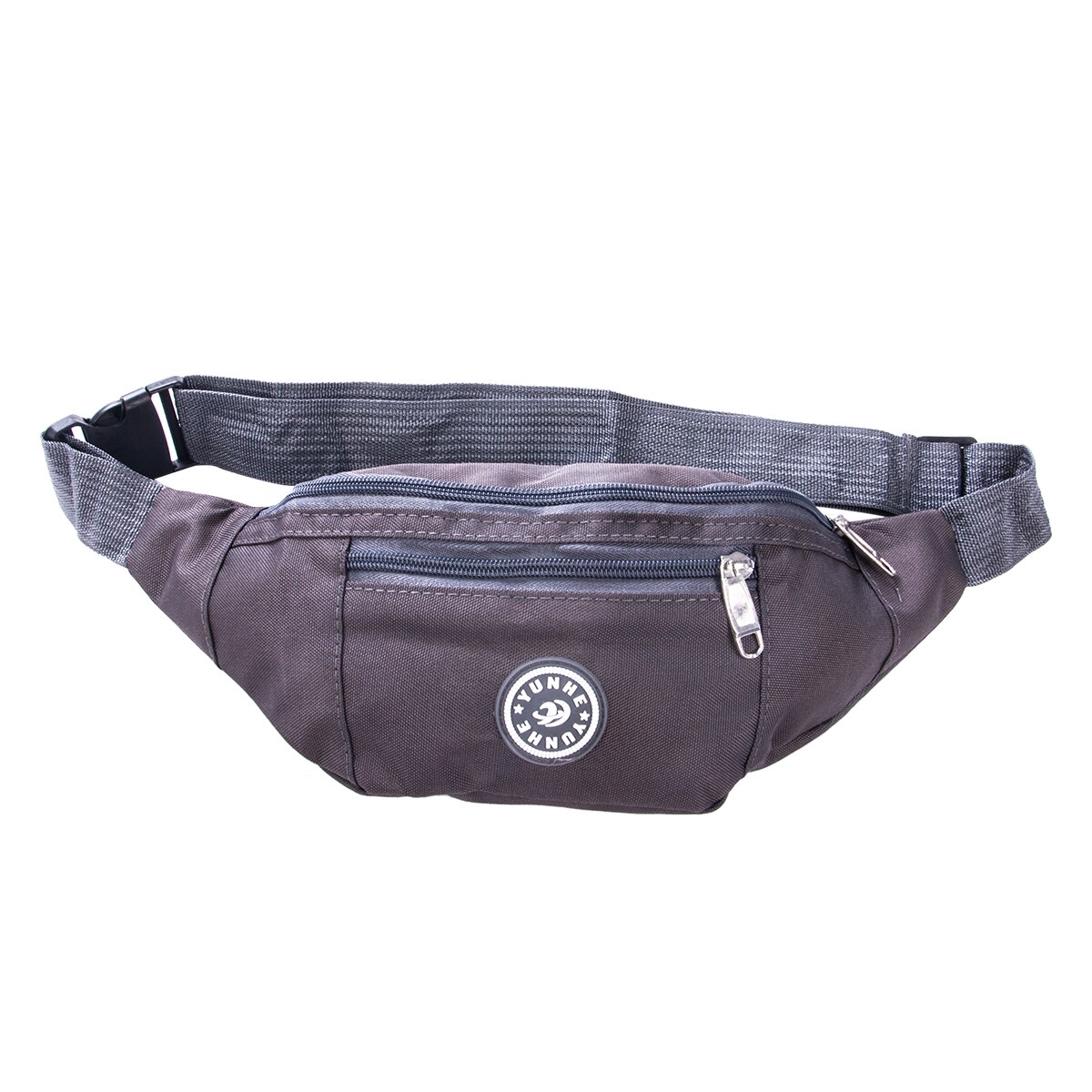Riñonera a la para ciclismo en 4 colores, para hombre y mujer, riñonera de viaje, cartera deportiva: Gris