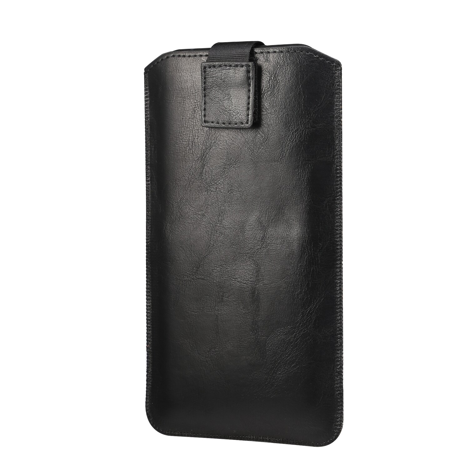 Fulaikate Verbeterde Mannen Zacht Lederen Holster Voor IPhone12 Pro Max Eenvoudige Zakelijke Mobiele Telefoon Zak Draagbare Huid Clutch Pouch