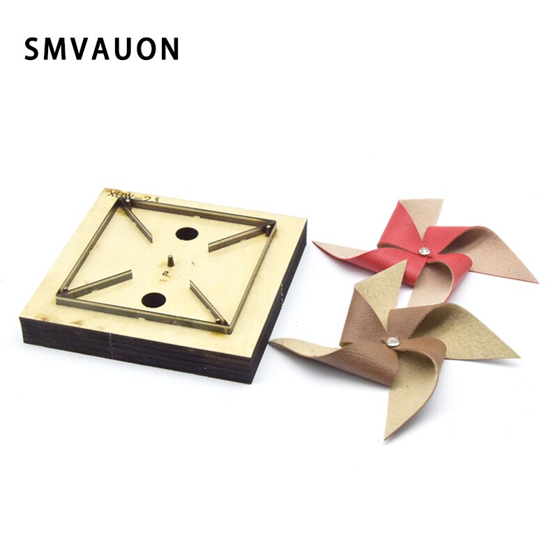 SMVAUON Die Cut Steel Punch DIY Windmill Blade Rule Cutting Mold For Scrapbooking Wood Dies Cutter For Leather Paper Crafts