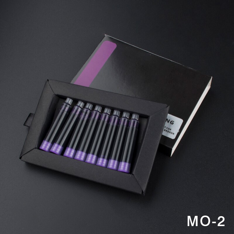 Stylo à fontaine d'encre 24 pièces, norme internationale violette,