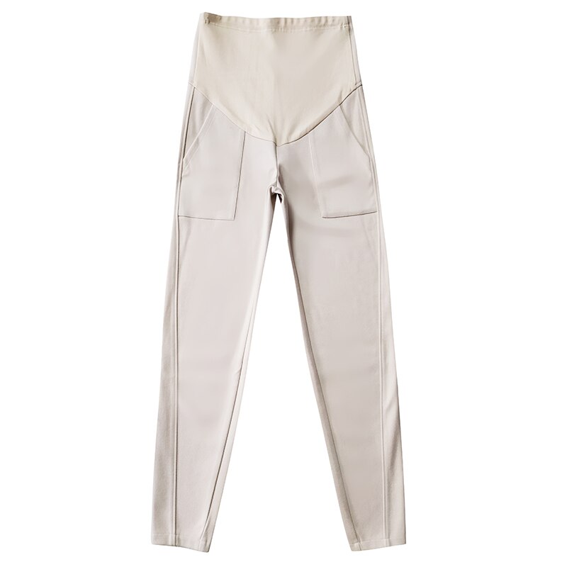 winter maternity work clothes mother wear high waist pregnant women belly trousers maternity slacks straight pants