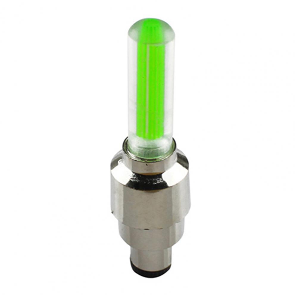Reifen Ventil Licht Fahrrad LED Multifunktionale Automotive Trim Kunststoff Praktische Ventil Kappe Licht für Fahrrad: green