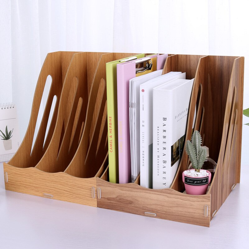 office accessories Document Tray Desktop Multifunction Storage Box File Holder Bookend Office Desk Organizer School Supplies