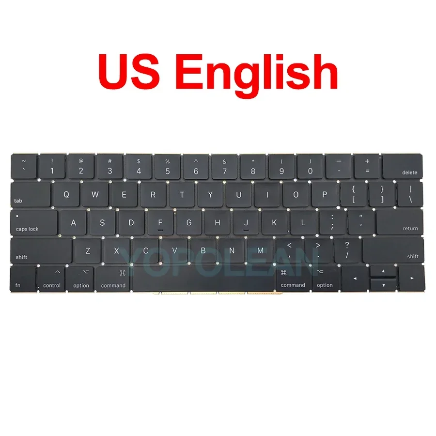 Neue US UK Spanisch Französisch Koreanische Tastatur Für Macbook Pro Retina 13 "15" A1706 A1707 Tastatur Ersatz: WHITE
