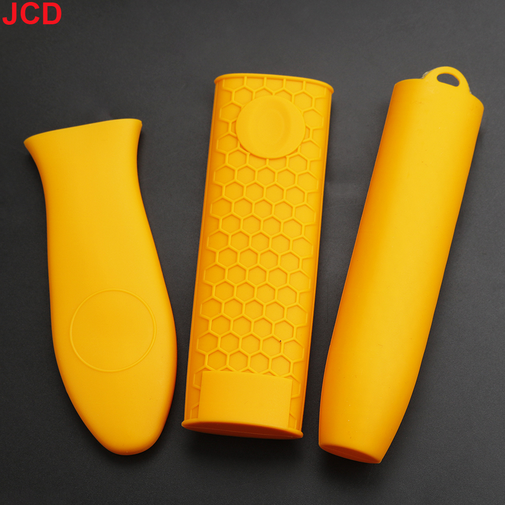 JCD couvercle de poignée de Pot en Silicone couvercle d'isolation outils de cuisine couvercle de poignée de Pot d'isolation en Silicone couvercle de poignée de Pot antidérapant: Grey