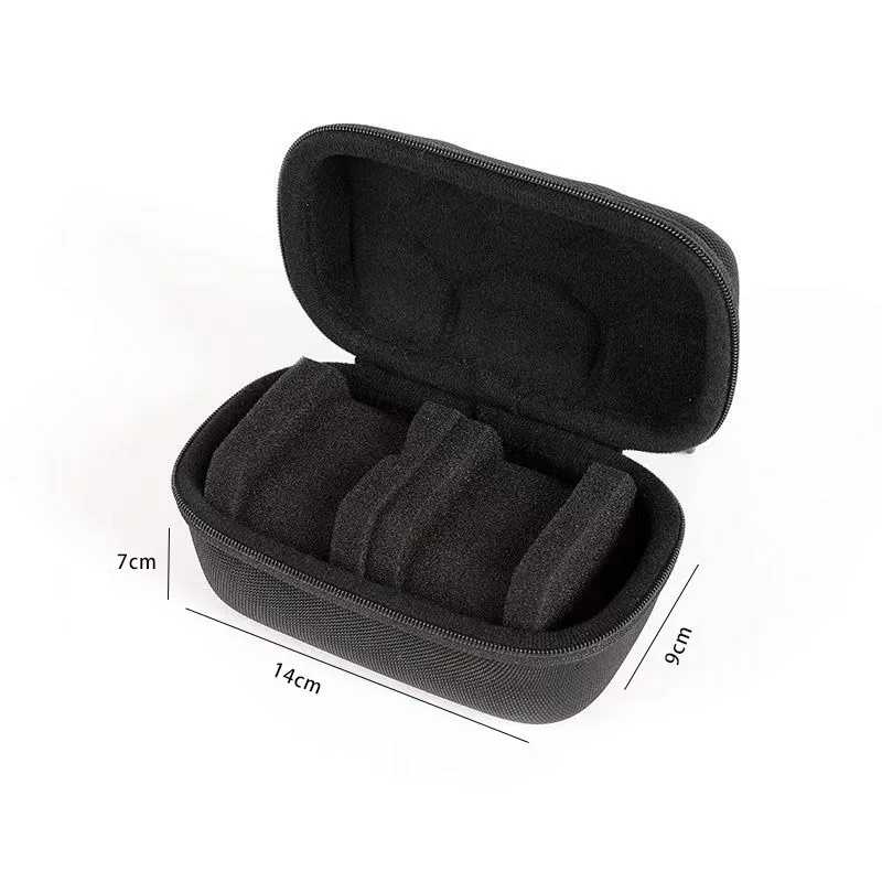 Organizador de caja de reloj para hombres o mujeres, estuche de viaje para relojes, soporte de exhibición portátil para relojes de pulsera y relojes inteligentes: Azul