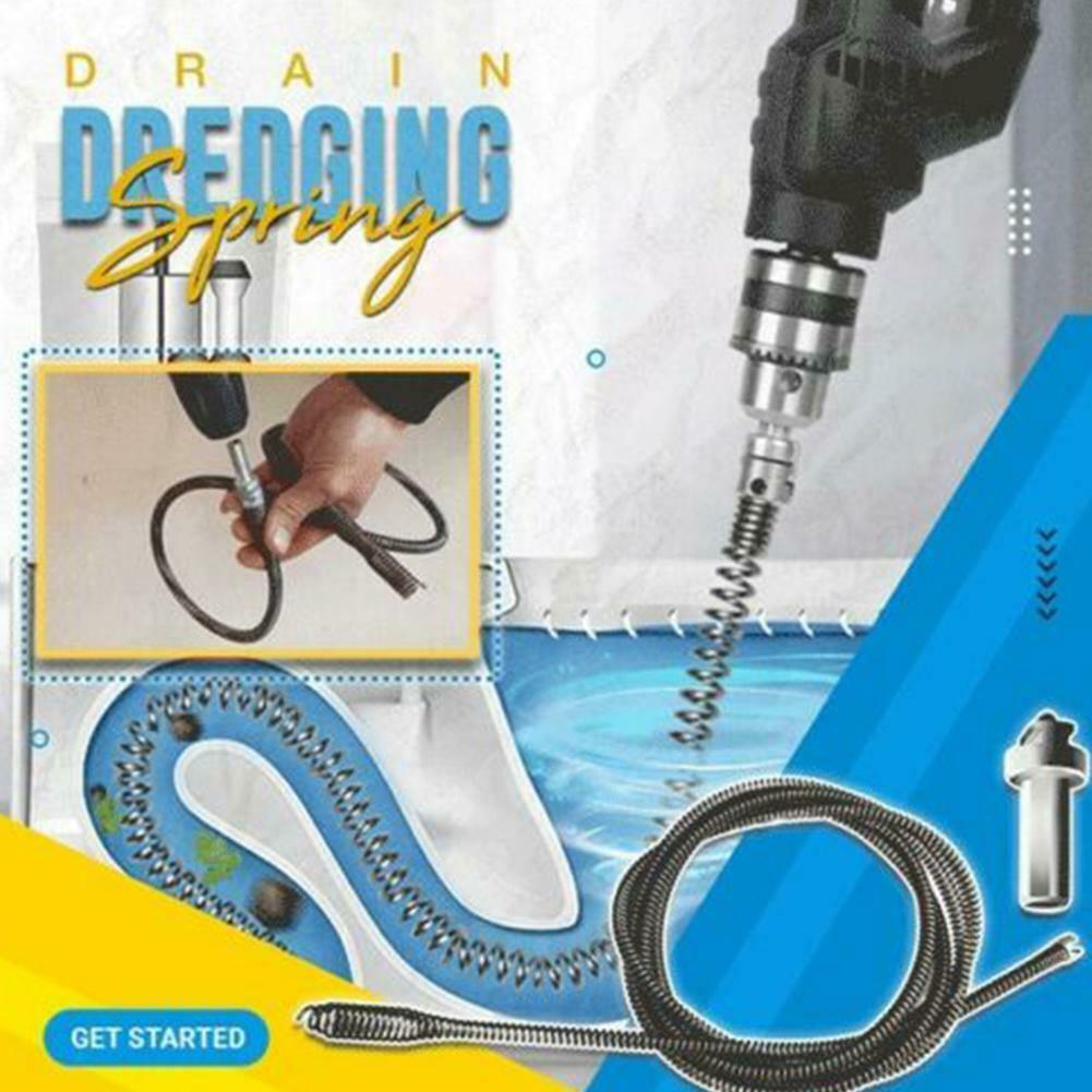Sewer Pipe Unblocker Snake Cleaning Spring Pipe Dredging Tool Kitchen Bathroom Sewer Cleaning Tool Kitchen Accessories