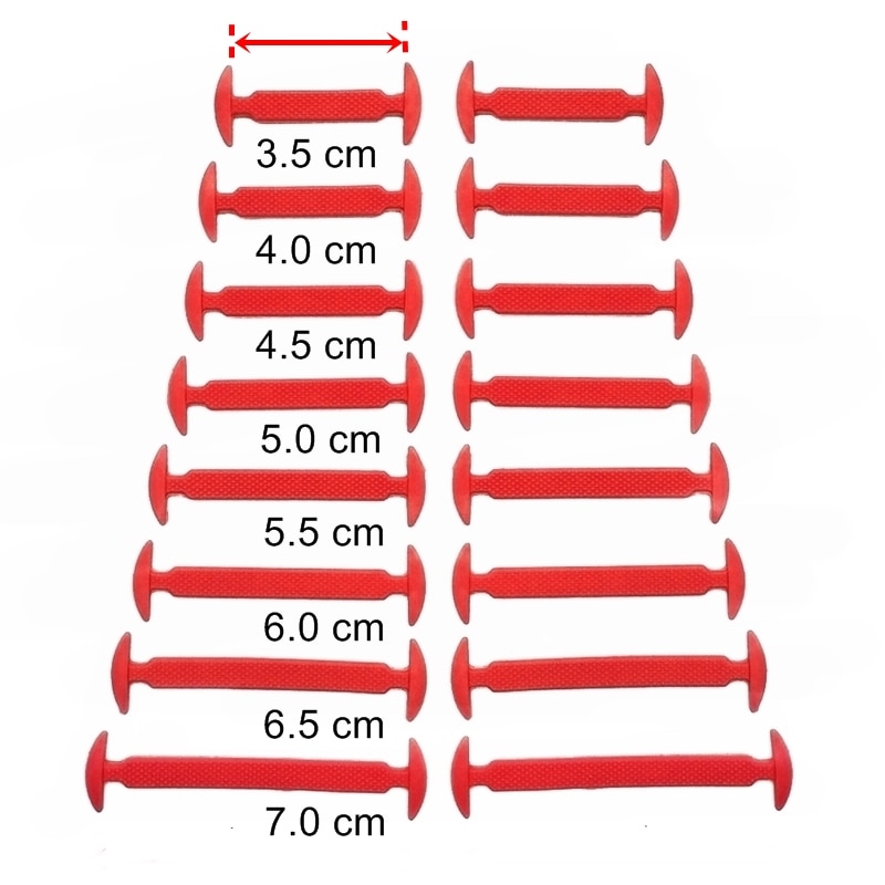 16 Stks/partij Schoenen Accessoires Geen Tie Schoenveters Unisex Elastische Siliconen Schoenveters Rubber Schoenveter