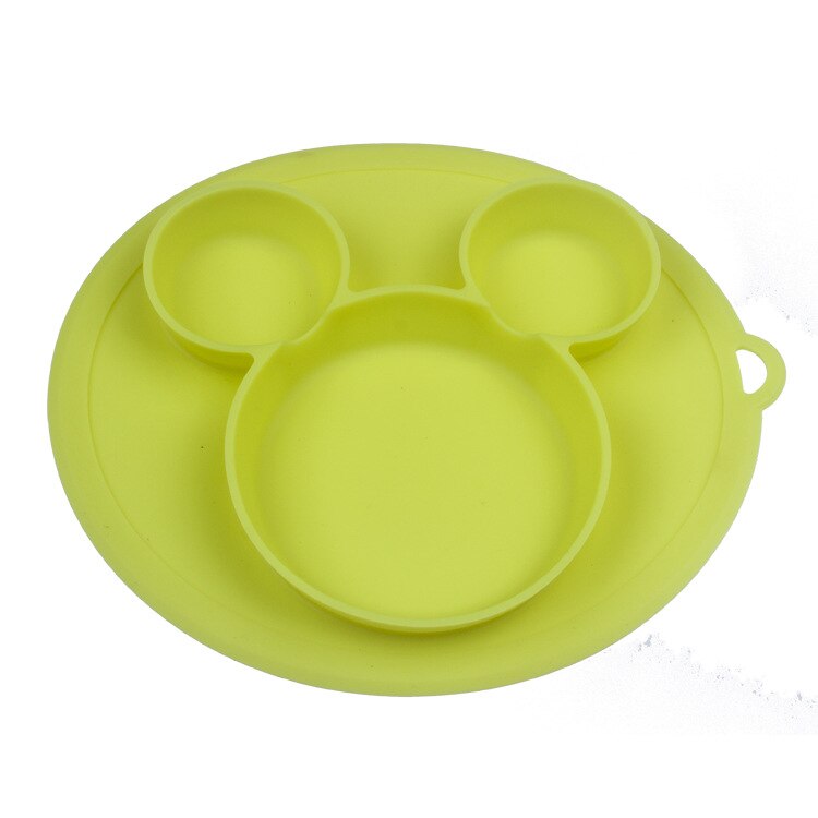 Plato de silicona para bebé, platos tipo tazón, alimentación de bebé, tazón de silicona, cubiertos de gel de sílice para bebé, vajilla para niño