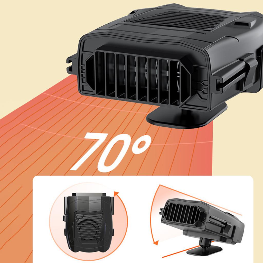 Auto Heater Fan 12 V Duurzaam 360 Graden Roterende... – Vicedeal