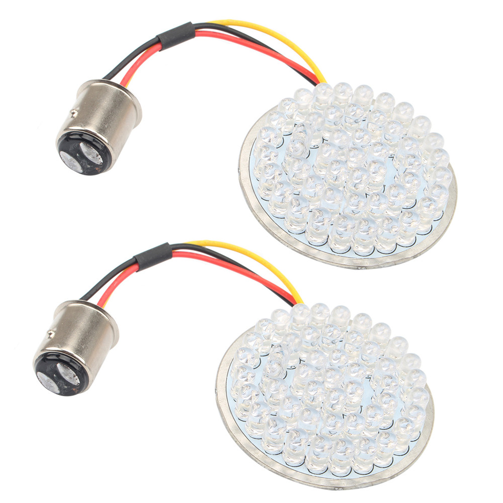 Clignotants de motos, feu rouge, pour Harley Sportster XL 1156 1157 Dyna FXDF Fat Bob Softail, LED, 1200 883