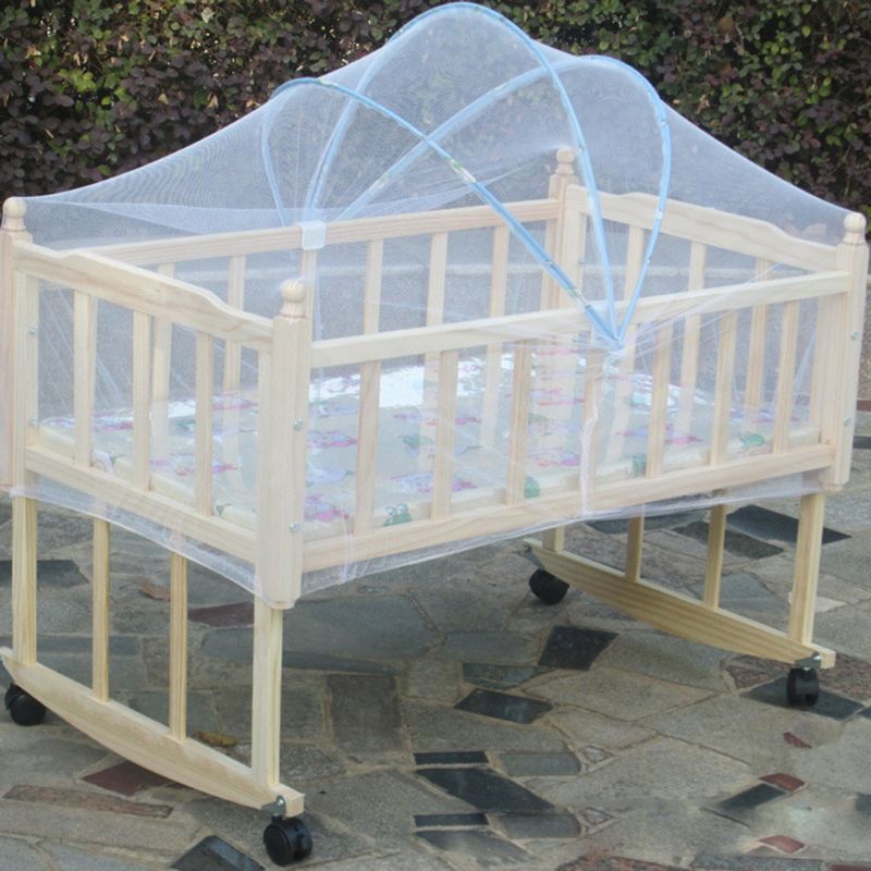 Baby Cradle Bed Mesh Mosquito Nets Foldable Summer Baby Arched Mosquitos Nets Portable Crib Netting For Infant Baby Cradle