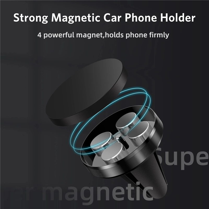 Magnetyczny uchwyt na telefon samochodowy do uchwytu airvent Smartphone uchwyt na telefon komórkowy GPS wsparcie w samochodzie dla iPhone Xiaomi Mi Samsung LG