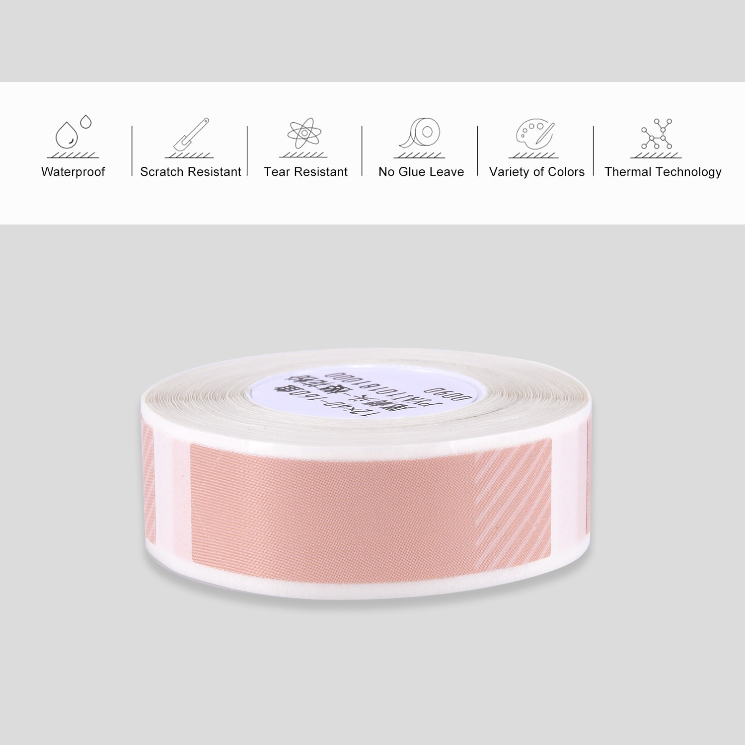 Termoprint label papir pris navn labels vandtæt rivefast 12*40mm 160 stk/rulle til hjemmet bog fil supermarked