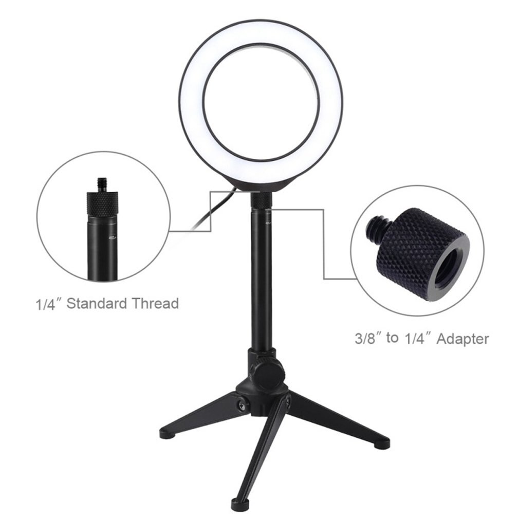 Live Broadcast White Light Monochromatic Temperature Led Ring Light Cambered Ring Photography Lights