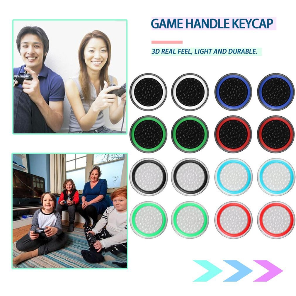 Silicone Controller Joystick Thumb Stick Grip Cap Case Cover Joystick Thumb Grip Caps Gaming Joystick Cap