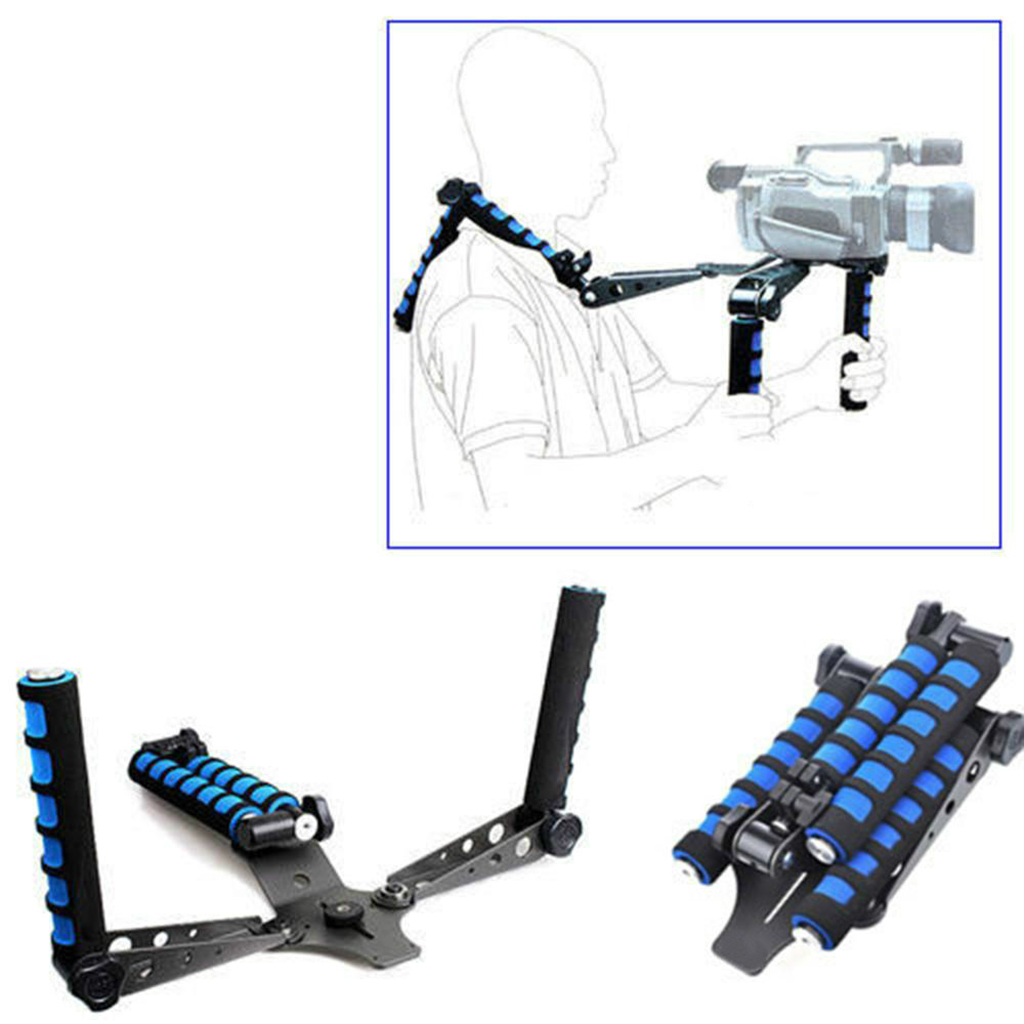Camera Shoulder Mount Rig Movie Kit Video Film Making System Set Filmmaking Stabilizer for All DSLR Video Cameras DV Camcorders