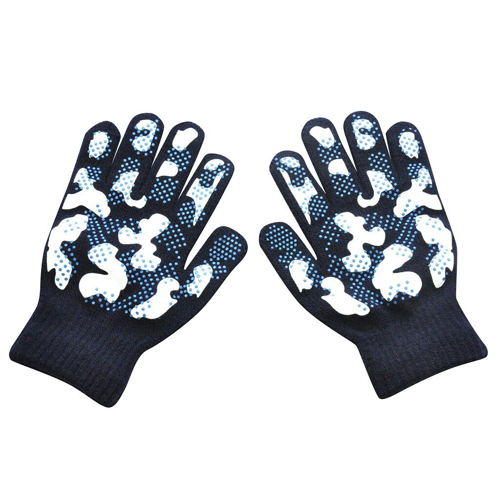 Kids Winter Handschoenen Jongens Meisjes Kinderen Winter Warm Gebreide Wapiti Camouflage Pint Screen Leuke Handschoenen Guantes Invierno