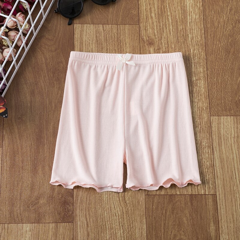 Girls Pants Shorts Boys Cotton Beach Panties Candy Color Girls Short Summer Kids Clothing Swim Shorts Boxer Briefs Short: 1 pink / 11