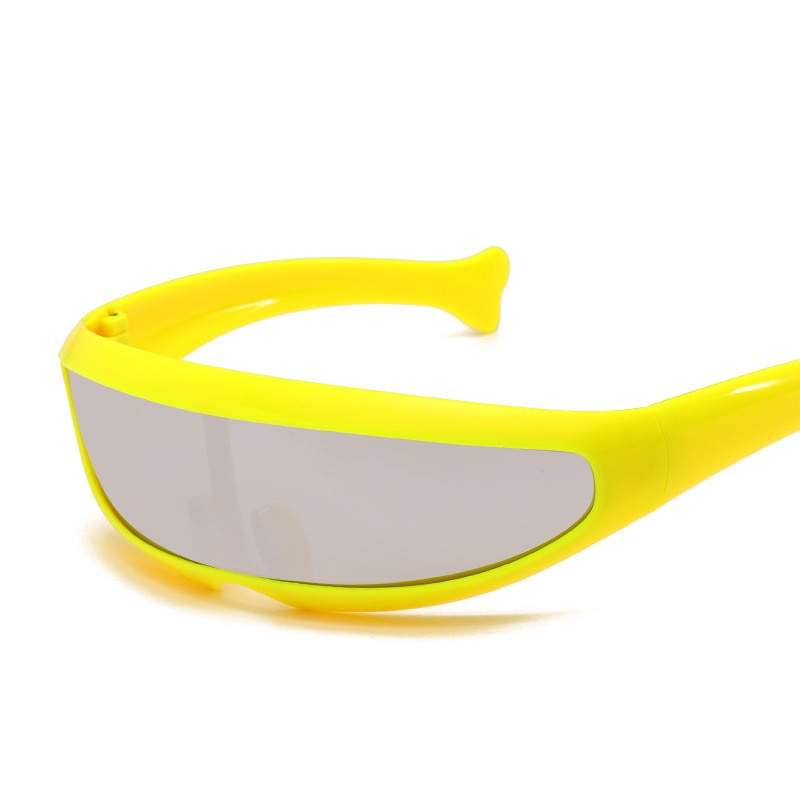 SCHNELLE SCHIFF! draussen Sport Brille Schmale Gespiegelt Sonnenbrille Polarisierte Sonnenbrille verbunden Objektiv Fishtail Brillen: 04