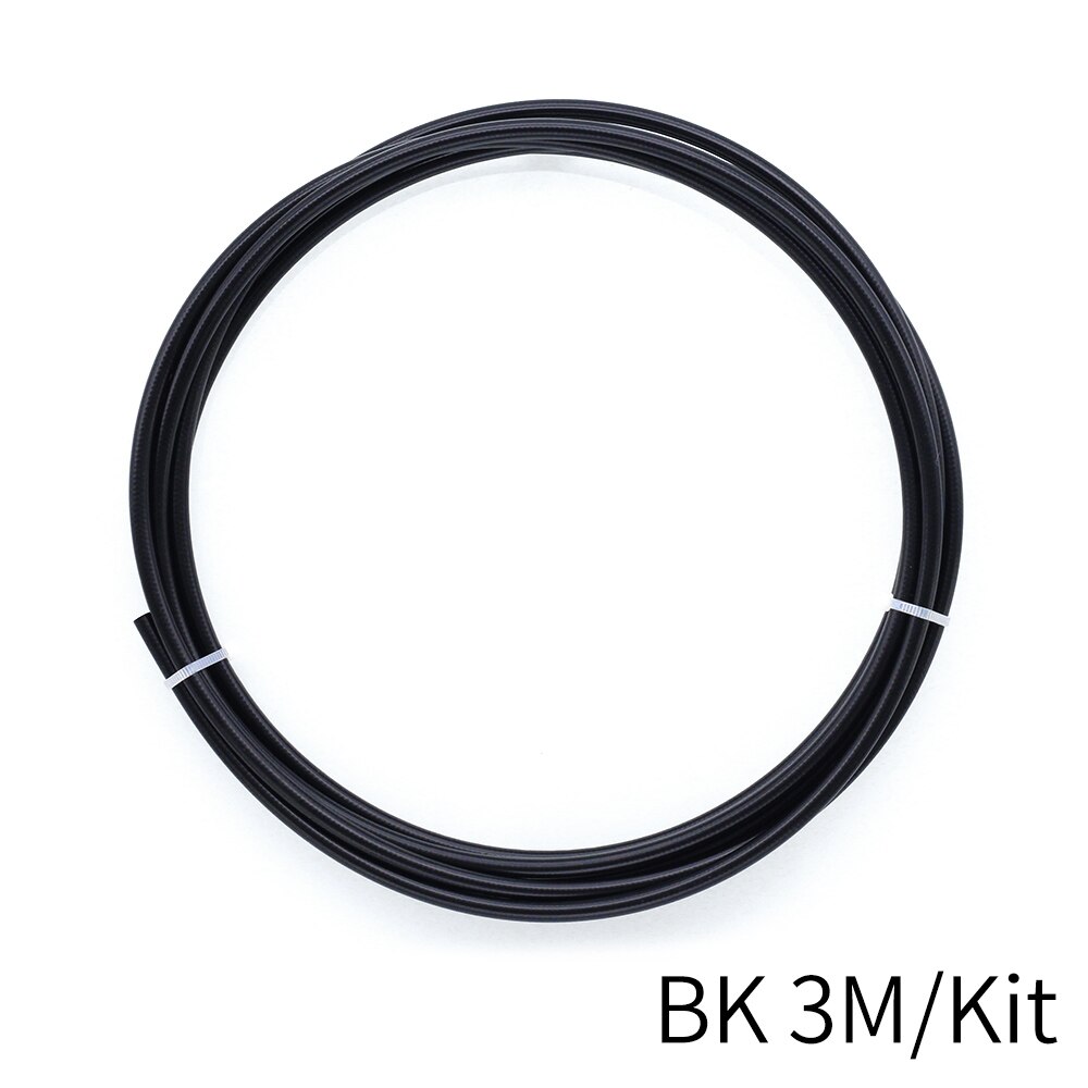 Sr-spats 3m mtb cykel skivbroms kabel cykel hydraulisk bromsslang för shimano och sram mtb tillbehör: Svart