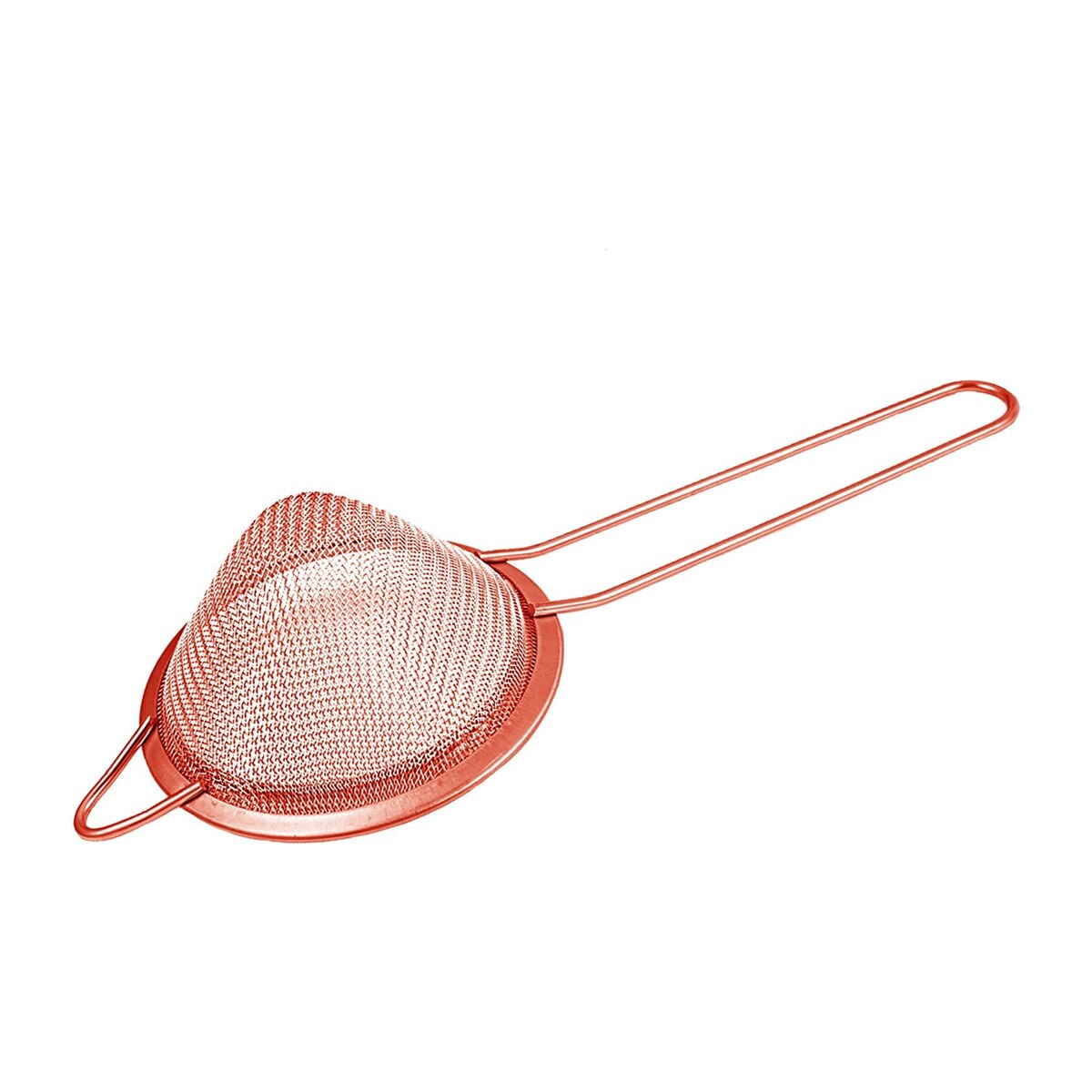 304 Stainless Steel Conical Cocktail Strainer for Beer Juice Coffee Oil Strainers Bar Tools Cocktail Fine Mesh Spoon Strainer: Rosegold