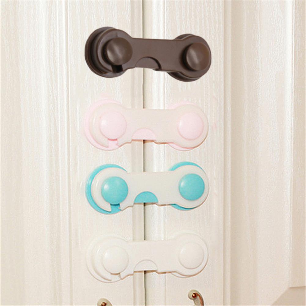 1pc Plastic Cabinet Lock Security Drawer Latches child protection Children's Refrigerator Safety Limit Lock