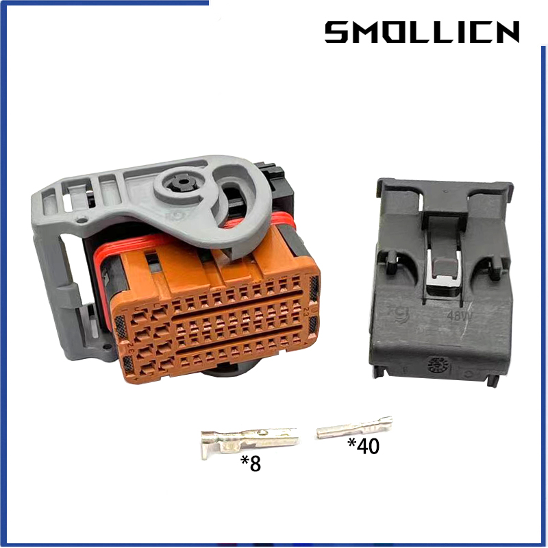 1 Set 48 Pin 64320-1319 643191301 643201-3319 Molex Brown CMC Receptacle Hybrid Modular Wiring Plug ECU Connector 98650-3003: Dark Grey
