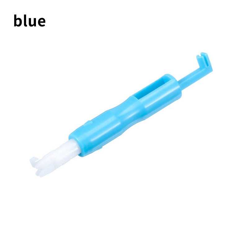 Sewing Machine Needle Threader Stitch Insertion Tool Automatic Threader Quick Sewing Threader Needle Changer Sewing Accessories: blue 1pcs