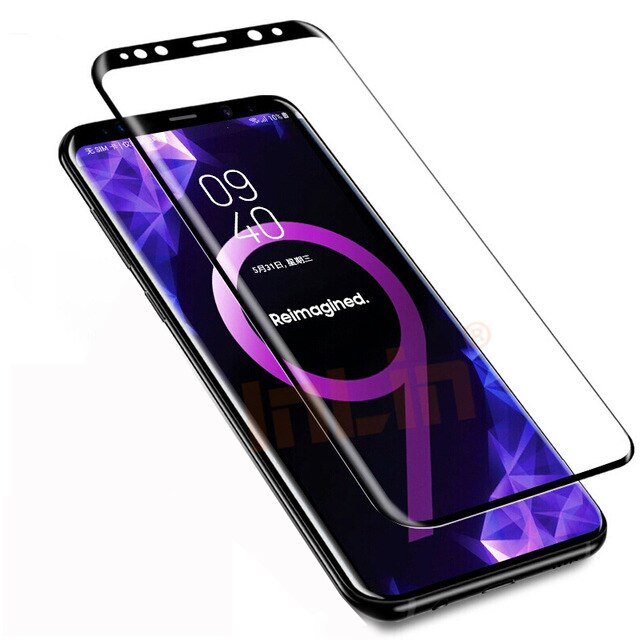 9D Volledige Gebogen Gehard Glas Voor Samsung Galaxy S8 S9 Plus Note 9 8 Screen Protector S10 Plus Voor Samsung beschermende Film