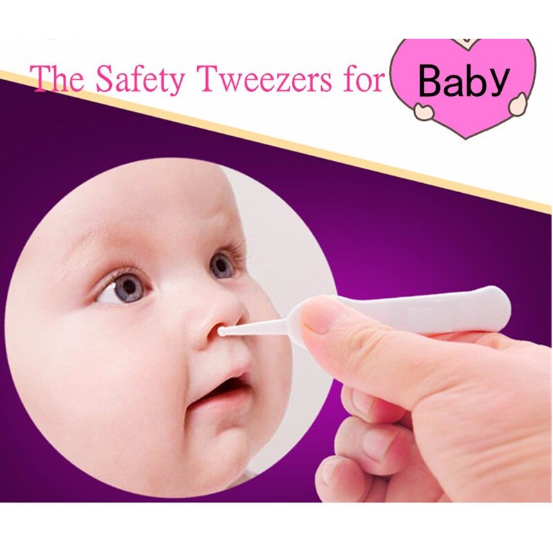20 stk nyfødt næseborenser babyrensning spædbarnssikkerhed næse rengøring plastik sikker pincet pincet ren baby tilbehør