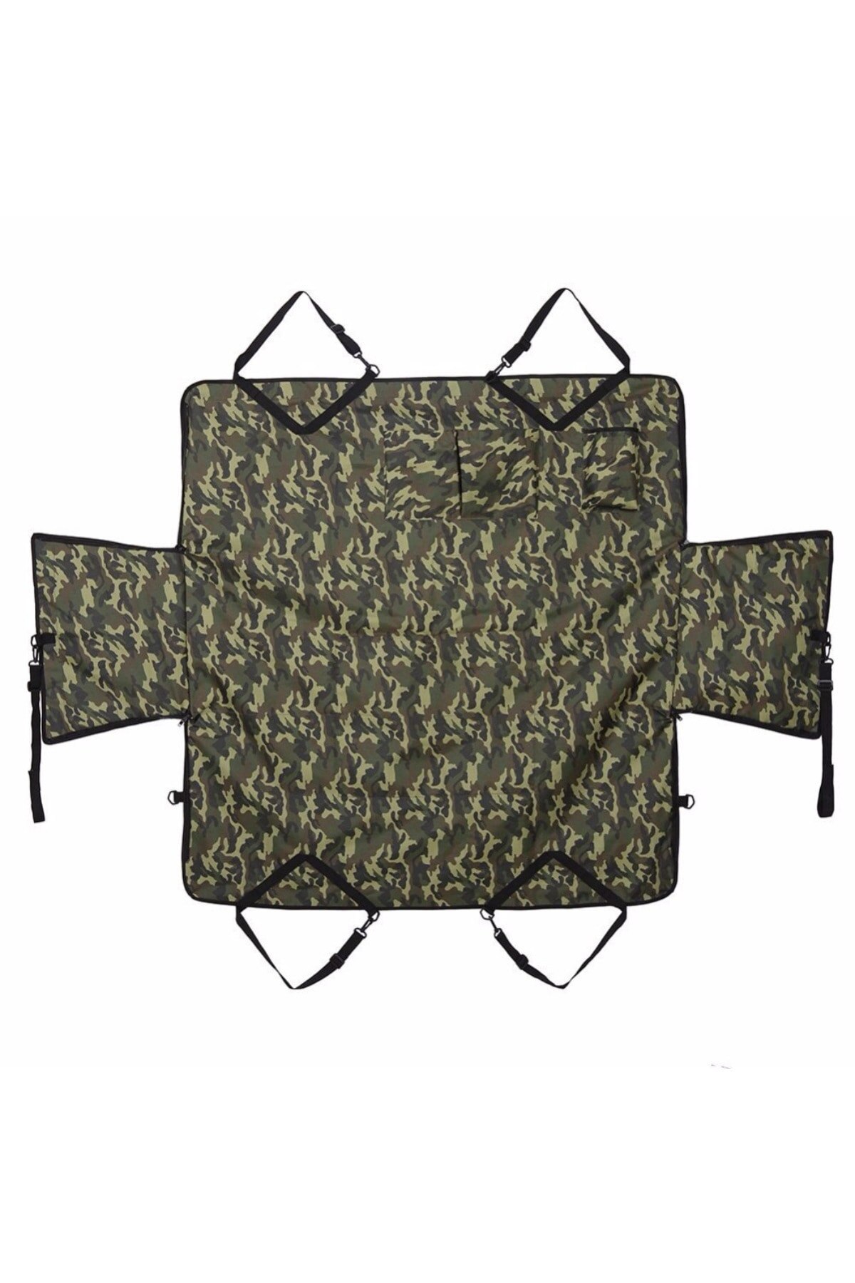 Car Back Seat Dog Cat Pet Cover Pool Case Camouflage Pattern
