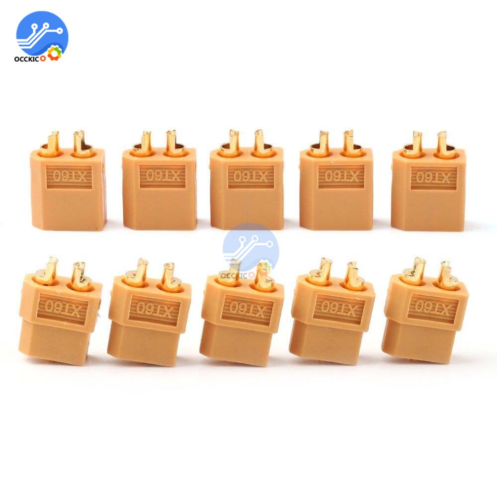 Clavijas de conectores tipo bala para batería Lipo RC XT60 XT-60, 5 pares, 10 Uds.,
