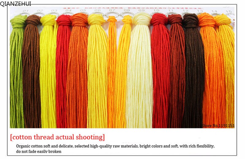 QIANZEHUI,Needlework,100% precision printing DIY Landscape, mountains and rivers full embroidery cross stitch,Wall Home Decro