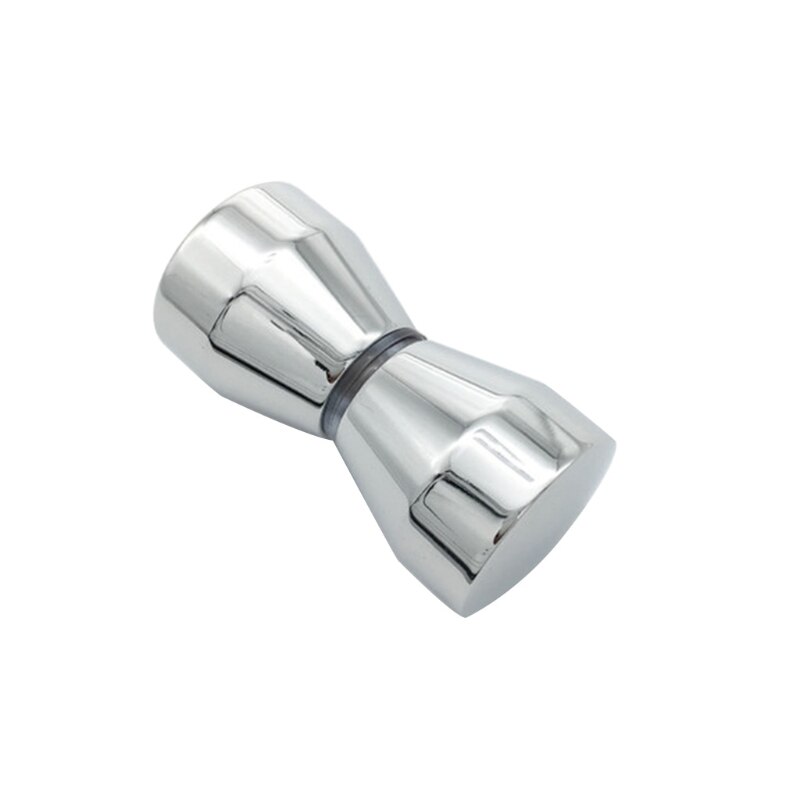Solid Aluminum Alloy Glass Door Knob Puller Push Kitchen Bathroom Shower Cabinet Handle with Screw Home Hardware
