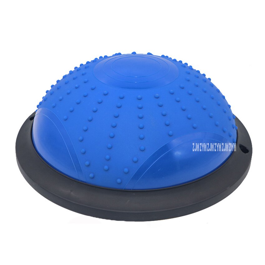 Half Balance Ball - 46cm PVC Bosu Ball - Half Fitness Ball for Yoga, Balance Training